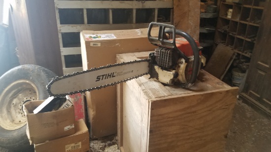 Stihl 038 ABS Farm Boss. Chainsaw with New 20" bar. Good condition.