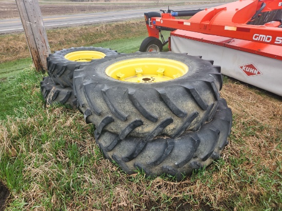 Full Set of Firestone tires on John Deere Rims