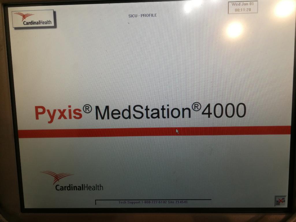 Cardinal Health 50 14991 Pyxis Touchscreen Medstation 4000
