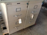 File Cabinet 2-Drawer Lot - 2pcs