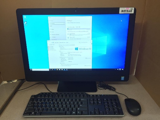 ONE (1) DELL OptiPlex 9030 QuadCore i5 3.0GHz 8GB 500GB Windows 10 PRO AIO 23"