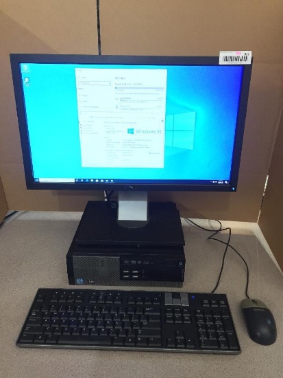 DELL Optiplex 9010 Desktop Computer Core i5 3.4Ghz 4GB 500GB Win10 Pro with 22" Monitor