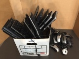 10 sets of USB Keyboards & USB Mice 20pcs total