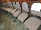 Upholstered Waiting Room Chairs 12pcs