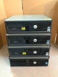 Dell Optiplex GX680 + 720 Desktop Computers P4 and C2D 4pcs