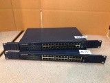 Netgear GS524T Prosafe 24 Port Gigabit RackMount Switch 2pcs