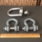9-1/2 Ton Screw Pin Rigging Lifting Clevis D Shackle 3pcs