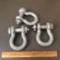9-1/2 Ton Screw Pin Rigging Lifting Clevis D Shackle 3pcs