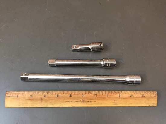 Craftsman 1/2" Drive to 1/2" Socket Extension Bars 3pcs