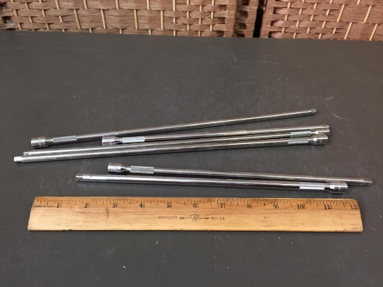 Snap-on TMXK140 1/4" Drive 14" Knurled Extension Bar 6pcs