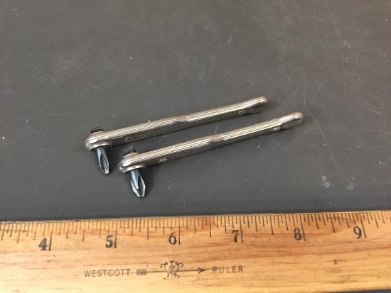 General Tools Ratcheting Offset Screwdriver 2pcs