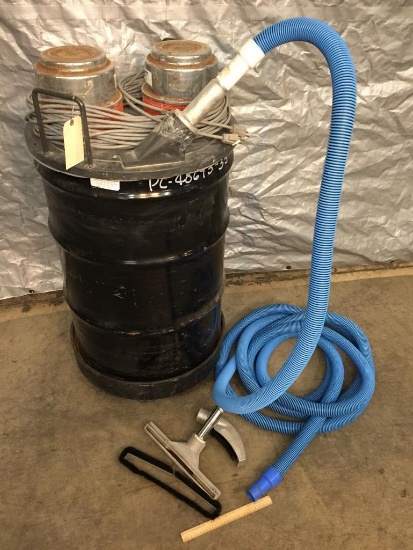 Minuteman C81455 Twin Motor 55 gallon Wet Dry Industrial Vacuum Cleaner
