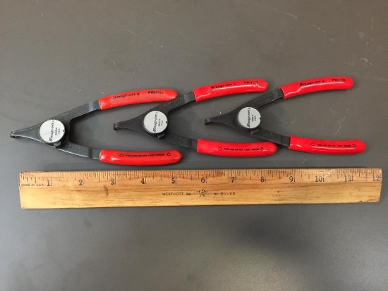 Snap-on PRH129 Convertible Retaining Ring Pliers 3pcs