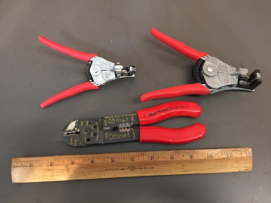 Blue Point PWC 27, PWC-42, PWC-13 Wire Cutters Cable Strippers 3pcs