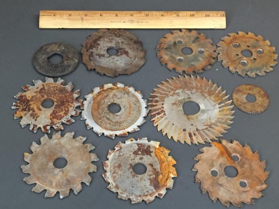 Moon Cutter co. and Others Milling Cutter Blade Lot 11pc.
