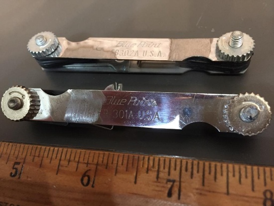 Blue Point FB-301A & FB-302A Feeler Gauges Wire Gap 2pcs
