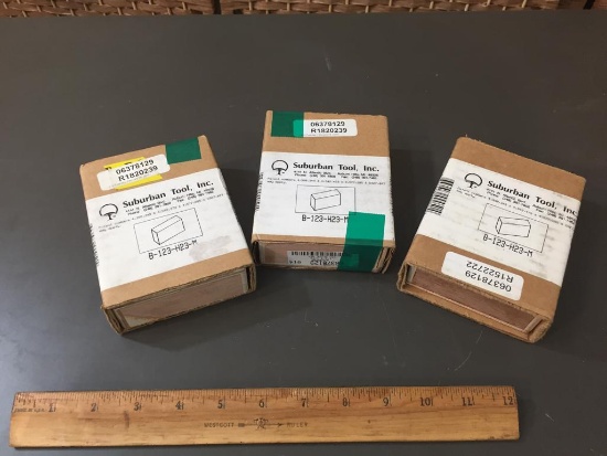 Suburban Tool Precision Tri-Blocks Gauge Block Set B-123-H23-M 6pcs