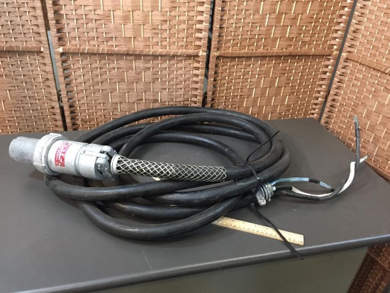 Appleton Powertite ACP1023CD 100A 600VAC Power Plug with Extension Cord