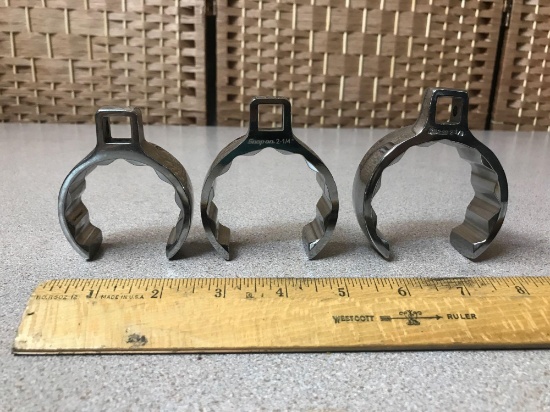 Snap-on SAE Crowfoot Wrenches 3pcs