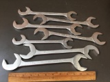Martin Tools Double Open End Hydraulic Angle SAE Wrenches 7pcs