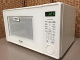 Sharp R-309YW 1000W White Countertop Carousel Microwave Oven