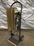 Fostoria FHK-220-1A Sun-mite 2000W Infrared Heater Mounted on Dayton Dolly