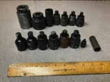 High Impact Sockets and Drive Adapters 15pcs