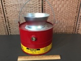 Justrite No.10903 3 Gallon Drain Can Safety Can