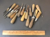 Wood Working Lathe Carving Tools 16pcs