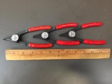 Snap-on PRH129 Convertible Retaining Ring Pliers 3pcs