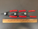 Snap-on PRH12 Convertible Retaining Ring Pliers 3pcs