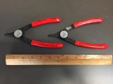 Snap-on PRH34 Convertible Retaining Ring Pliers 2pcs