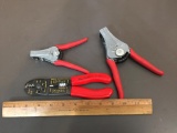 Blue Point PWC 27, PWC-42, PWC-13 Wire Cutters Cable Strippers 3pcs