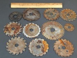 Moon Cutter co. and Others Milling Cutter Blade Lot 11pc.