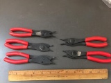 Snap-on Retaining Ring Pliers 5pcs