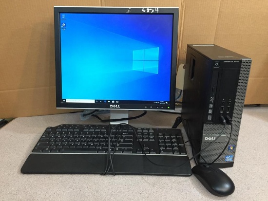 Dell Optiplex 9010 Intel Core i5-3570 3.4GHz 4GB 500GB Win 10 Pro Desktop Computer