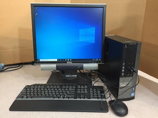 Dell Optiplex 9010 Intel Core i5-3570 3.4GHz 4GB 500GB Win 10 Pro Desktop Computer