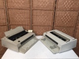 IBM Wheelwriter 6 Series II & Wheelwriter 3 Electronic Typewriters - 2pcs