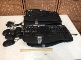 Assorted Computer USB Keyboards & Mices Mouse