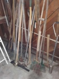 Yardsticks AKA Pitchfork Sledgehammer rakes hula hoe Spade broom shovel gopher bait machine plant