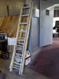 Werner fiberglass extension ladder