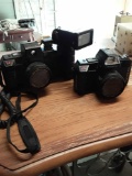 Vintage SLR cameras