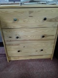 Chest of drawers natural finish 24 in