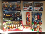 Pez dispensers: Star Trek, Disney, Thomas and Friends, NASCAR, Santa Claus