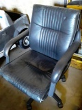 Leather looking Junior executive office chair