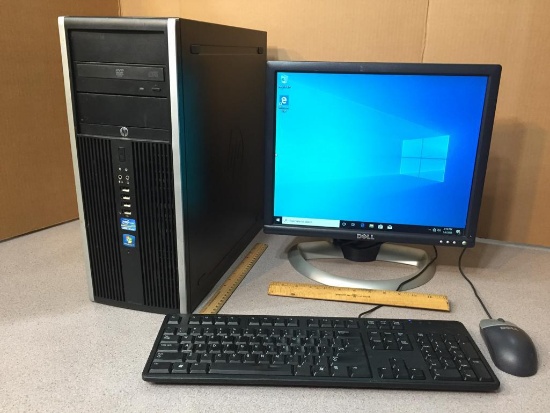 HP Compaq 8200 Elite Tower Intel Core i5 3.1GHz 4GB 500GB Windows 10 Desktop Computer