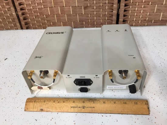 Celwave 48620 BDA Micro Bidirectional Amplifier Uplink 806-824MHz Downlink 851-869MHz