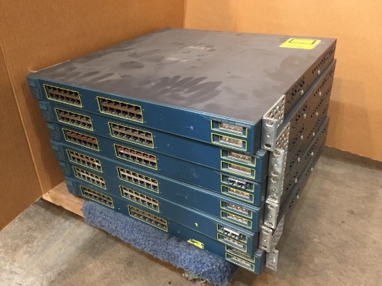 Cisco Catalyst 3550 Series 24 Port Intelligent Ethernet Switches - 6pcs