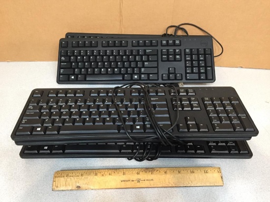 Dell USB Computer Keyboards - 5pcs