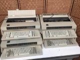 IBM Wheelwriter 6 & Wheelwriter 5 Electronic Typewriters - 4pcs